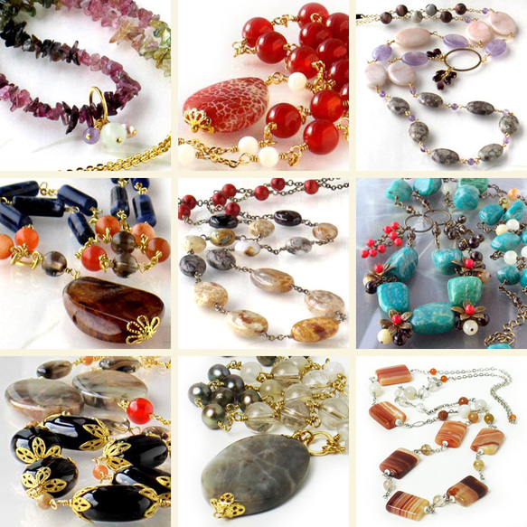 ツリーアゲート レインボーストーン チャーム 懐古調 天然素材＋ 詰め合わせ　天然石 アクセサリー材料 ジェムストーン 8枚目の画像