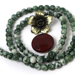 ツリーアゲート レインボーストーン チャーム 懐古調 天然素材＋ 詰め合わせ　天然石 アクセサリー材料 ジェムストーン 1枚目の画像