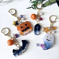 レジンのハロウィンキーホルダー 1枚目の画像