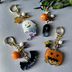 レジンのハロウィンキーホルダー 2枚目の画像