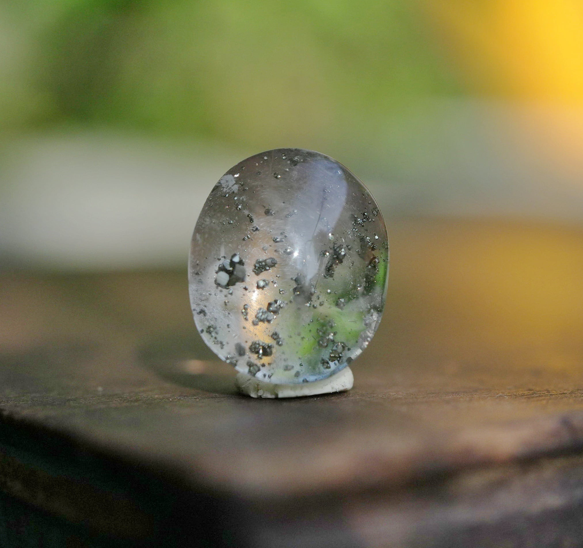 銀のキラキラ★パイライトインクォーツ s1507