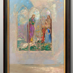 16140■ポスター アート 『オディロン・ルドン』北欧 A3 イラスト 1枚目の画像