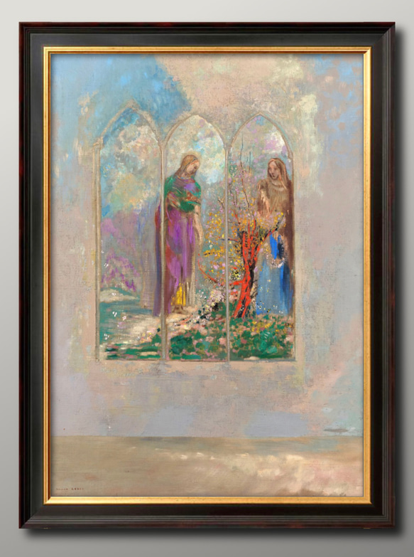 16140■ポスター アート 『オディロン・ルドン』北欧 A3 イラスト 1枚目の画像