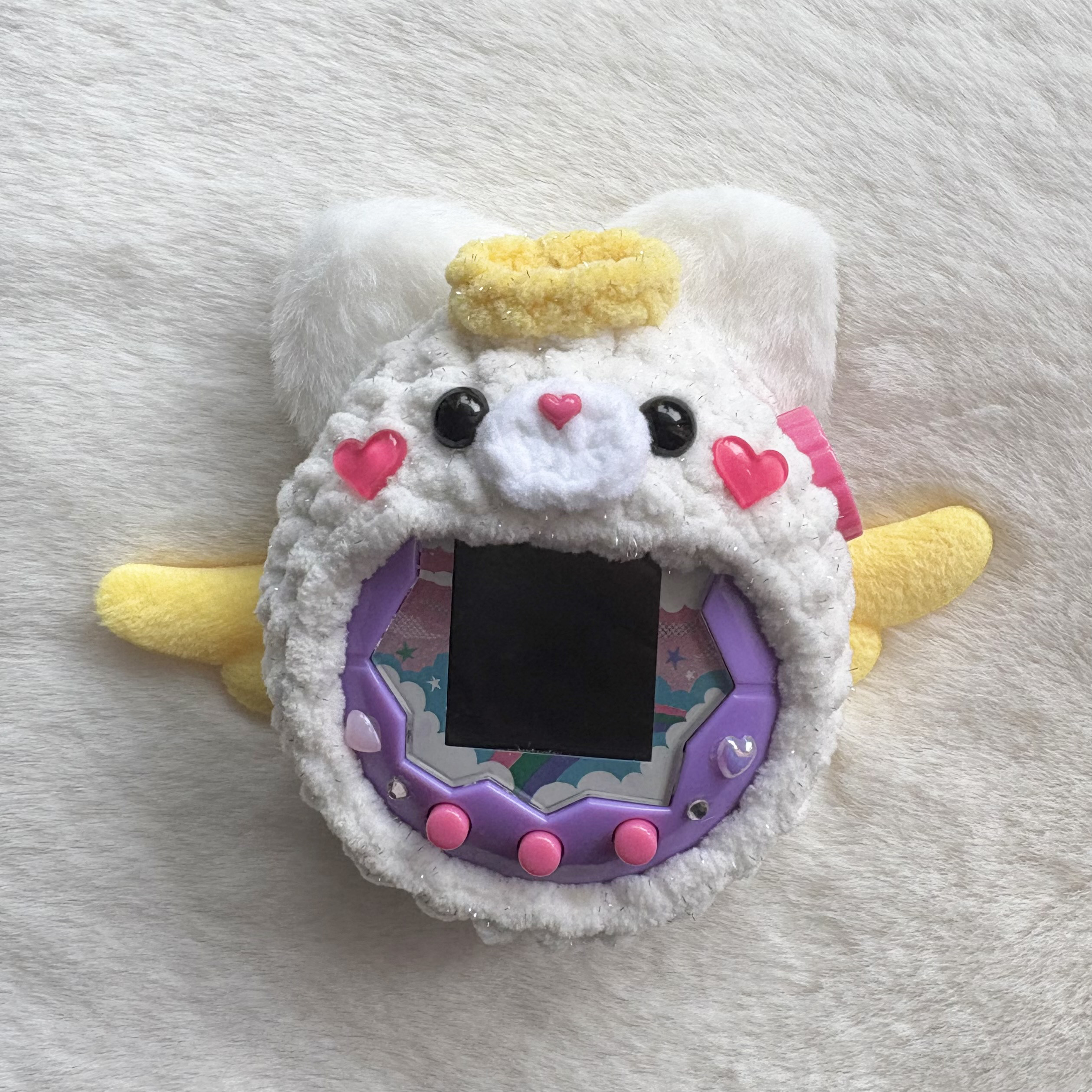 【moca様】たまごっち パラダイス カバー★ きらもこ猫天使のたまごっちパラダイスカバー♡ その他ケース mokalabo