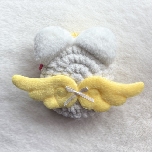 たまごっちパラダイス もこもこ カバー ケース 猫 天使 しっぽ オーダーページ きらもこ猫天使のたまごっちパラダイスカバー♡ その他ケース