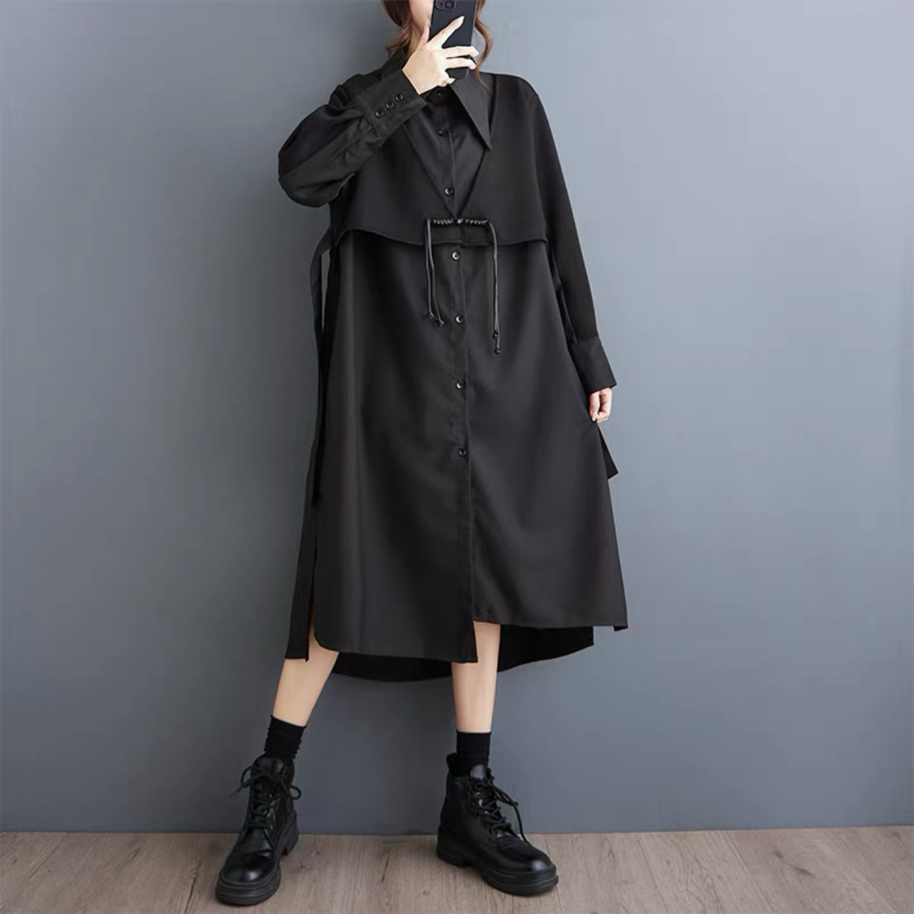 大人カジュアルワンピース、夏のワンピース 、ロング丈スカート ﻿