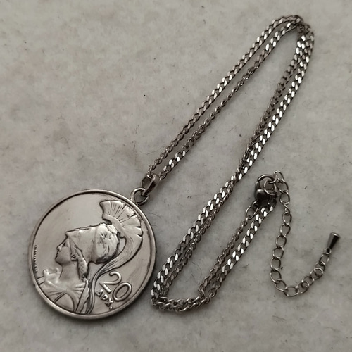 女神アテナ ギリシャのコインネックレス ネックレス・ペンダント