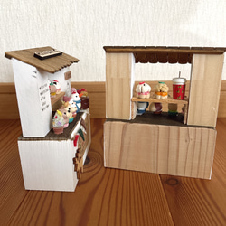 ミニチュア　クリスマスのカップケーキ屋さん 7枚目の画像