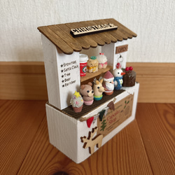 ミニチュア　クリスマスのカップケーキ屋さん 5枚目の画像
