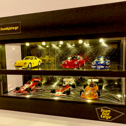 イニシャルD・1/43仕様・86ライト＆フォグ点灯・ディスプレーBOX/ジオラマ イニシャルD・1/43仕様・86のライト＆フォグ点灯・ディスプレー