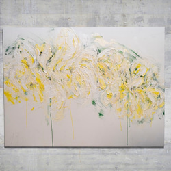 なかさま専用　花のモチーフの抽象画 Chikako Nakajima なかじま ちかこ 「Blush like a peony