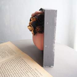 リニューアル✨【ハロウィン壁掛けアレンジ 】大人可愛いピンクパンプキンの2wayアレンジメント 7枚目の画像