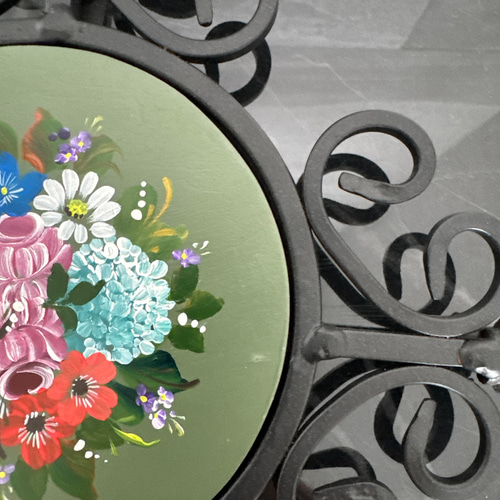 トールペイント*作品*花*小物入れ*雑貨*アッセンデルフト