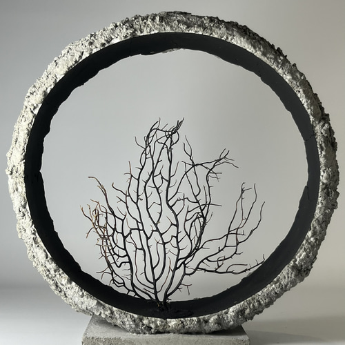 緑石に、鳥彫り物 Jehn Ceramics セラミックバード 