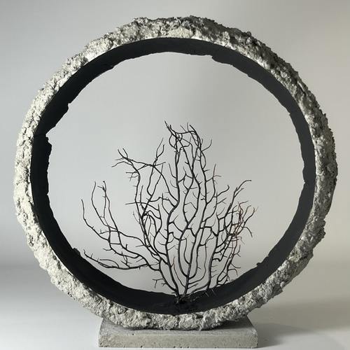 石と木のアート【送料無料】mu-18 立体・オブジェ Ishimoku 通販