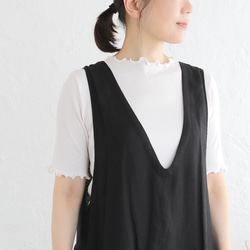 ✧毎日のインナーに✧ テレコリブトップスお得な2枚セット 送料無料 2枚目の画像