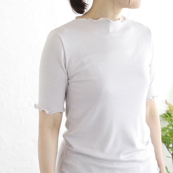 ✧毎日のインナーに✧ テレコリブトップスお得な2枚セット 送料無料 7枚目の画像