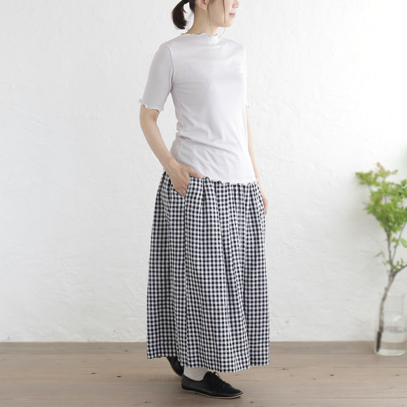 ✧毎日のインナーに✧ テレコリブトップスお得な2枚セット 送料無料 8枚目の画像