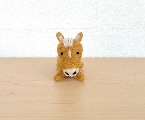 馬＊干支＊お正月のお飾り＊縁起物＊フェルト 羊毛フェルト fukuzou