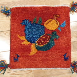 新入荷】ペルシャ ギャッベ ミニランナー 細長いラグ 118x40㎝ 桃色