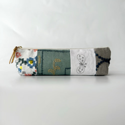 がま口財布【waterfall】ミナペルホネン ちょこんと手のひらサイズ