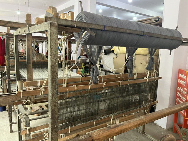 5　手紡ぎ手織りヒマラヤンウール100% クルタ襟ワンピース コート