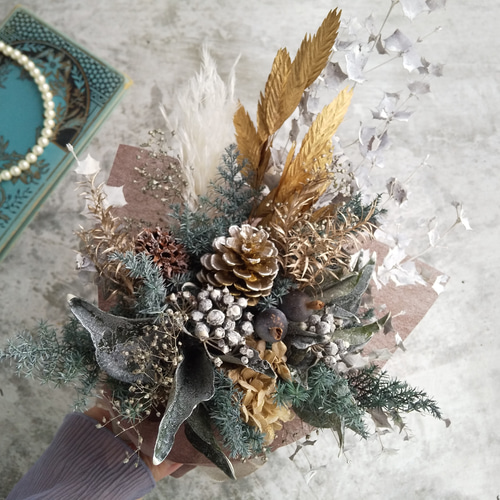 Swag ＜french antique＞＊スワッグ＊秋＊冬＊ブーケ＊プリザーブド