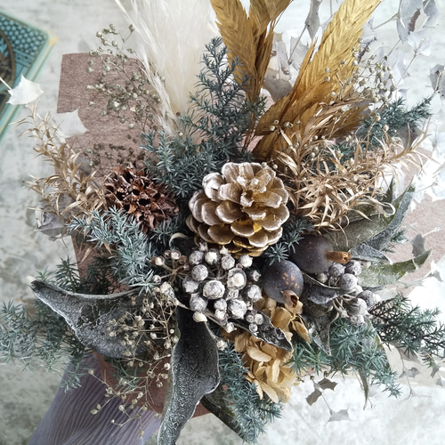 Swag ＜french antique＞＊スワッグ＊秋＊冬＊ブーケ＊プリザーブド