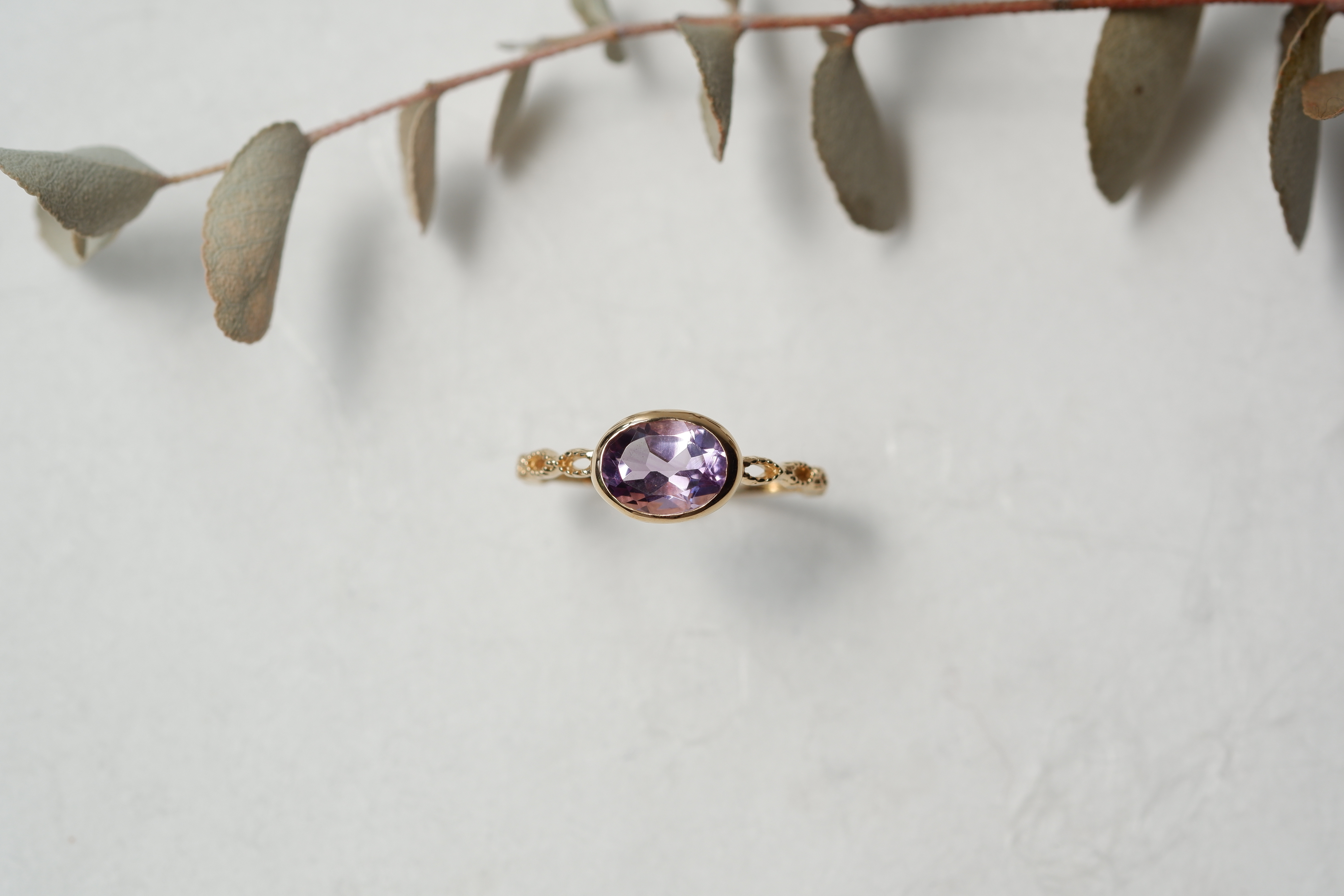 【受注生産】8×6 Marquise 「RoseAmethyst」