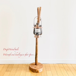 Y字に突き出る枝の流木スタンド ランタンやエアプラントを飾れる置物 北欧 照明 N106 9枚目の画像