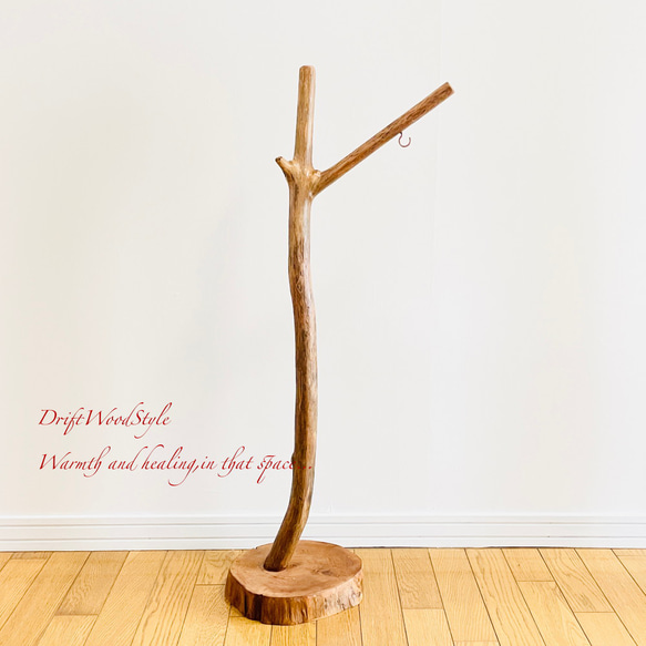 Y字に突き出る枝の流木スタンド ランタンやエアプラントを飾れる置物 北欧 照明 N106 14枚目の画像