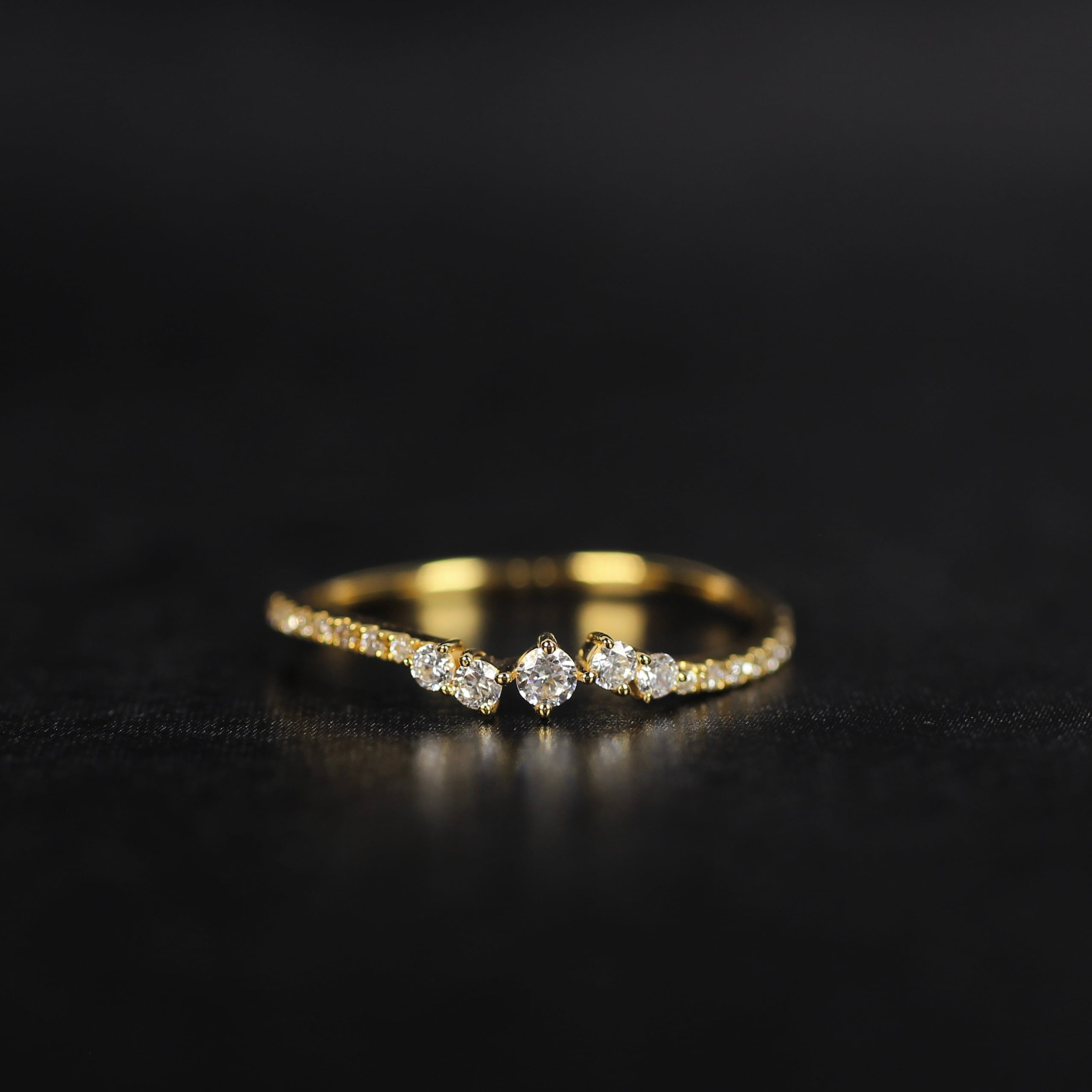 Nocturne - Polaris | ハーフエタニティ ダイヤモンド 0.17ct VSクラス【MJ2923】