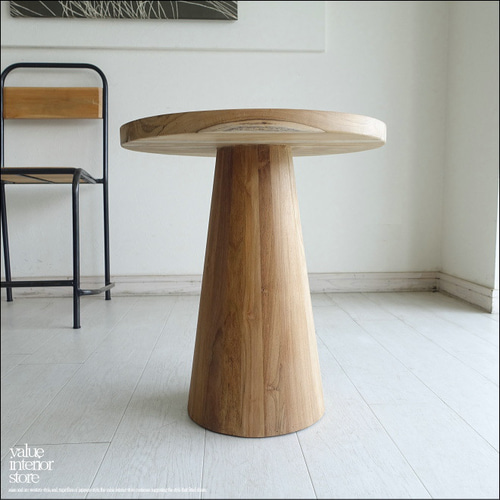 チーク材 サイドテーブル 丸テーブル チーク無垢材 サイドテーブルBeist 丸テーブル コーヒーテーブル 花台