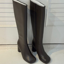 2025新作スクエアタイプロングブーツ 9枚目の画像