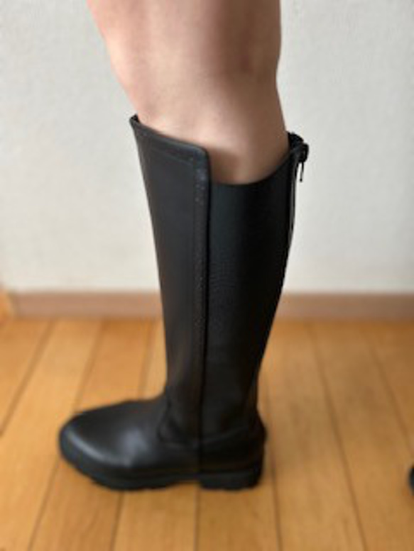 2025新作バックファスナー＆再度ゴムロングブーツ 9枚目の画像