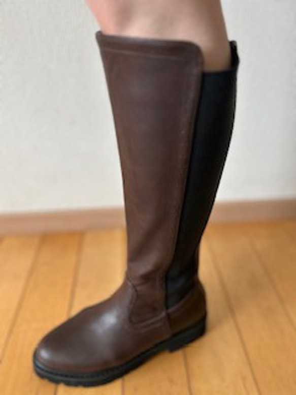 2025新作バックファスナー＆再度ゴムロングブーツ 3枚目の画像