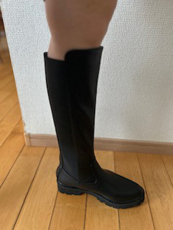 2025新作バックファスナー＆再度ゴムロングブーツ 7枚目の画像