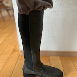 2025新作バックファスナー＆再度ゴムロングブーツ 5枚目の画像