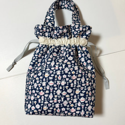 再販⭐︎ユキエモン生地使用⭐︎ミニファスナーポーチ⭐︎ちょこっと