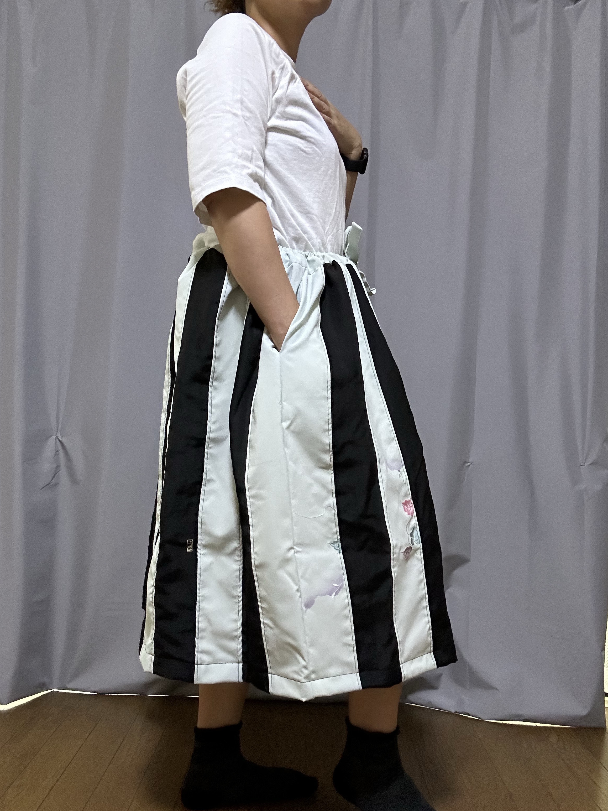 着物リメイク＊パッチワークスカート