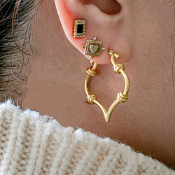 Moonlit Doorway オリエンタルピアス/ silver925 《送料無料》/両耳用 4枚目の画像