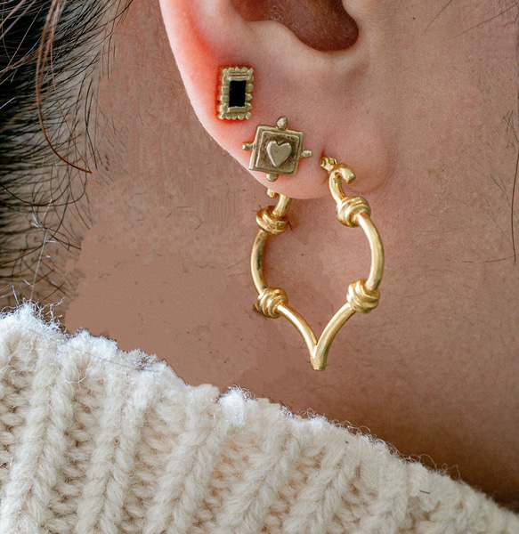 Moonlit Doorway オリエンタルピアス/ silver925 《送料無料》/両耳用 4枚目の画像