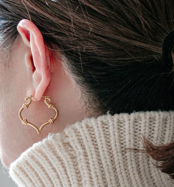 Moonlit Doorway オリエンタルピアス/ silver925 《送料無料》/両耳用 5枚目の画像