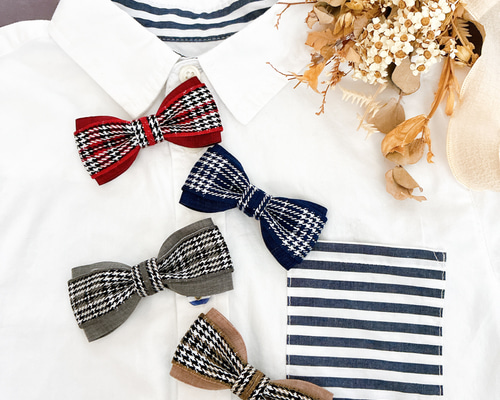 Burberry チェック柄 蝶ネクタイ 100%シルク　ベビー　キッズ　子供 bb40b04a4d7342280b526b7b8346b7