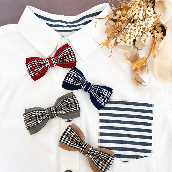 小サイズ】ベビーからキッズ蝶ネクタイ 4色からお選びください