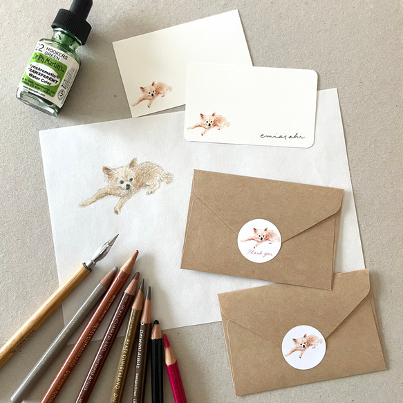 ペットの似顔絵 原画 5枚目の画像