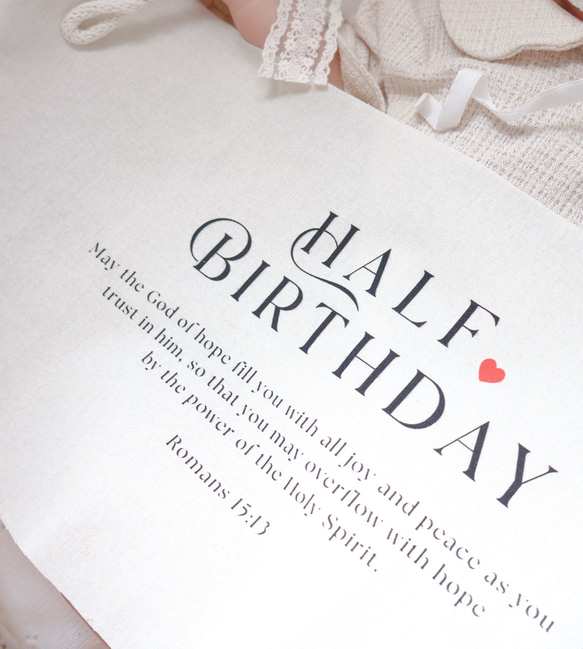 ハーフバースデータペストリー　1/2 記念日フォト　バースデータペストリー 4枚目の画像
