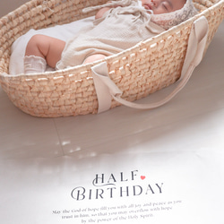 ハーフバースデータペストリー　1/2 記念日フォト　バースデータペストリー 3枚目の画像