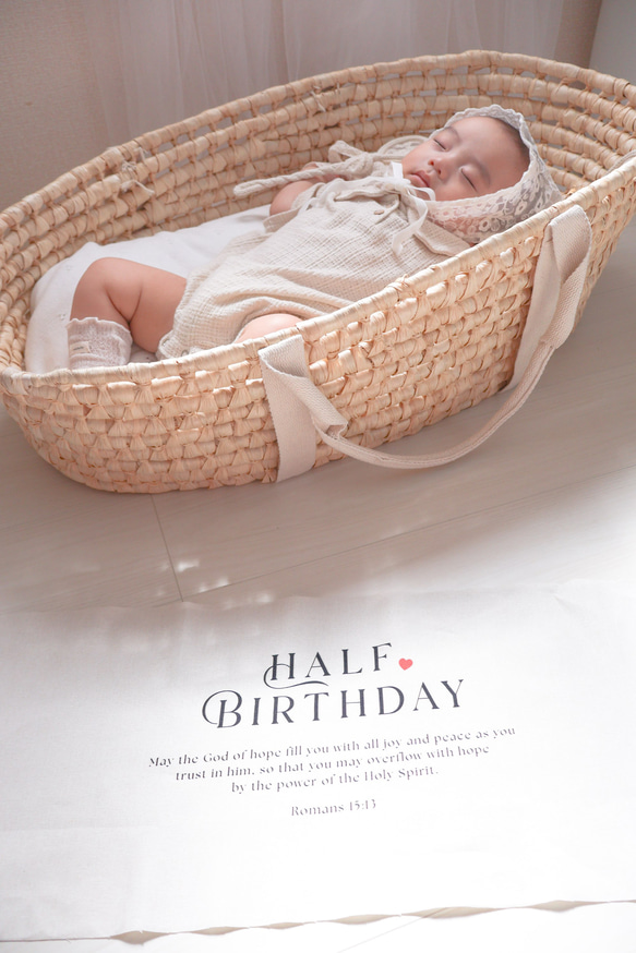 ハーフバースデータペストリー　1/2 記念日フォト　バースデータペストリー 3枚目の画像