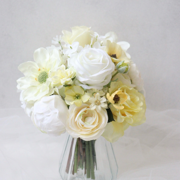 アーティフィシャルフラワーブーケ、ヘッドパーツ 髪飾り・ヘッド